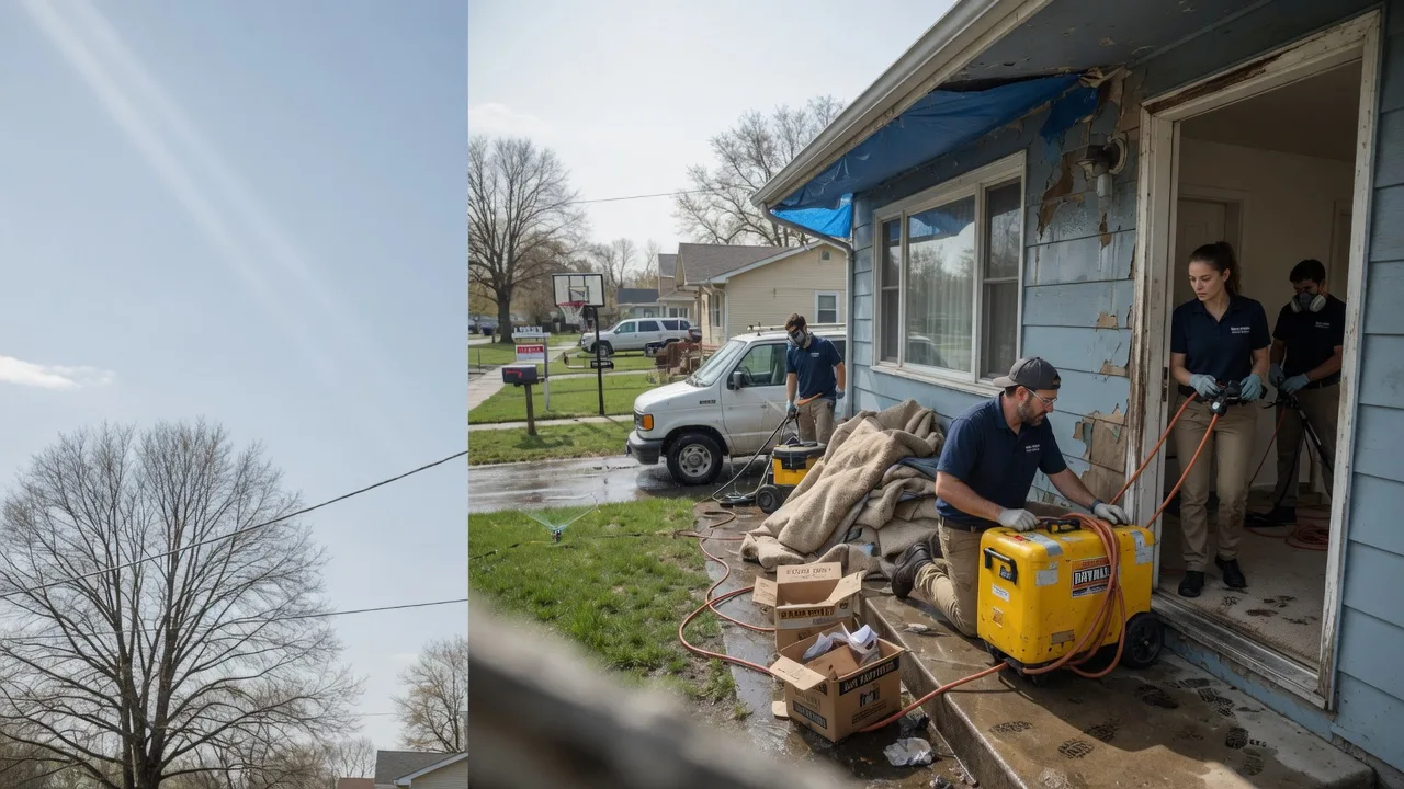 Basement Flood Cleanup in Woodsfield, OH near me